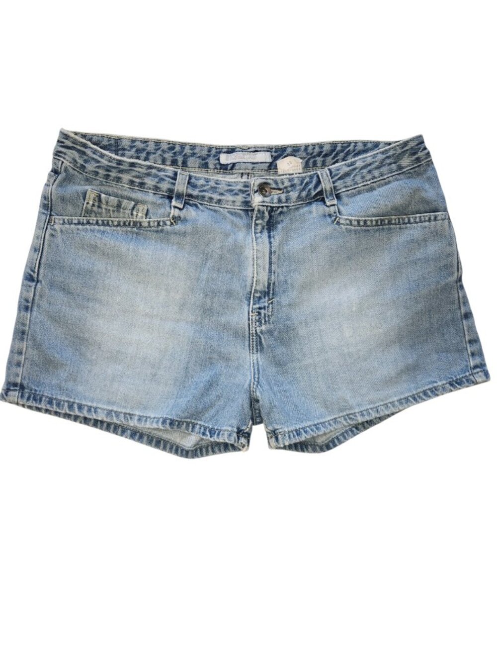 Vintage Levi's Silvertab Medium Wash Distressed Jean Shorts 90s Size 13